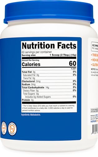 Image of Nutricost Maltodextrin Powder 2LBS - Gluten Free, Non-GMO