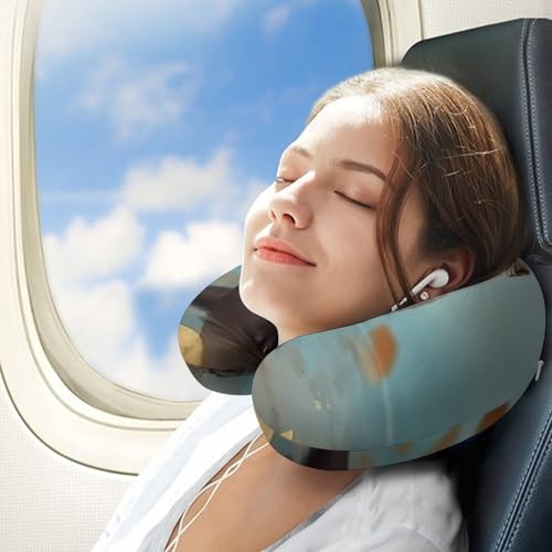 Almohada de viaje espuma viscoelástica tamaño único miniatura 3