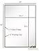 Hamilton Hills 30x40 inch Polished Silver Metal Framed Wall Mounted Mirror | Large Rectangular Bathroom Mirror | 1/2 inch Floating Frame Vanity Nickel Glass | Hangs Horizontal or Vertical