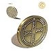 Sixth Pentacle of Jupiter + 72 names of God + 1FitAll King Solomon Coin bezel kabbalah seal talisman Necklace