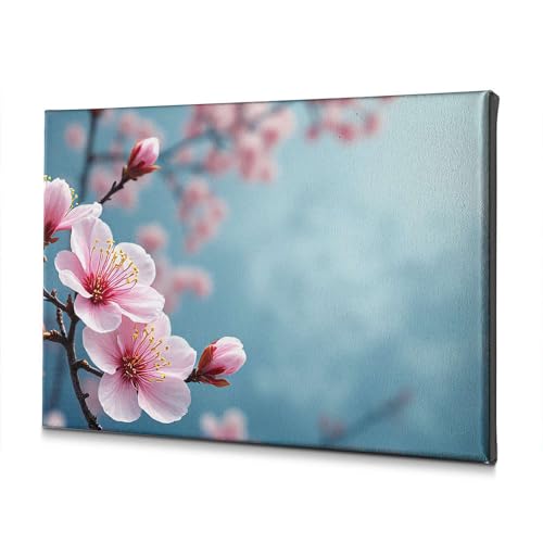 Toile décorative fleurs de cerisier de Pâques, tableau mural haute définition