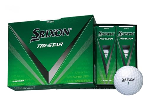 ゴルフボール スリクソン TRI-STAR ホワイト[1ダース/12球入り]