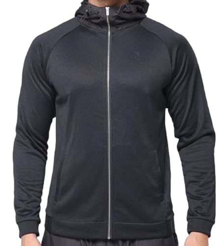 Everlast HB FZ Hoody Sudadera Capucha Hombre Negro XXL