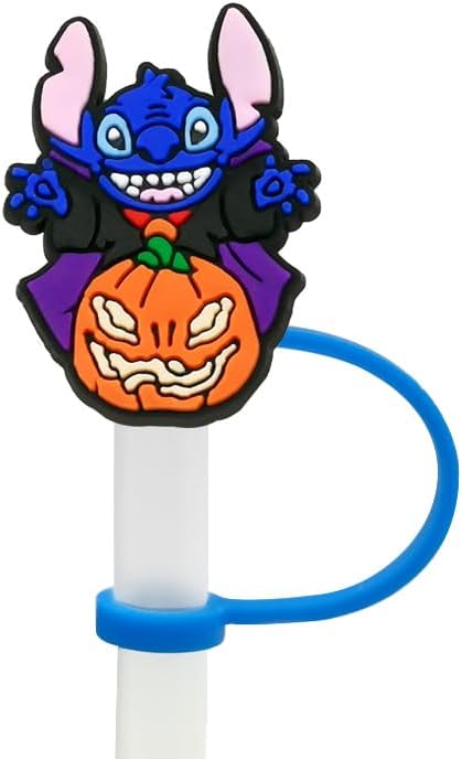 Miniatura 5 de Stanley - Tapa de paja de punto de dibujos animados para copa Stanley, cubierta de popote de silicona suave compatible con vaso de 30 y 40 onzas con