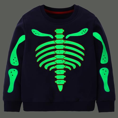 Image of Hongshilian Unisex Kids Cute Cartoon Cotton Sweater Shirt