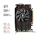SAPLOS Radeon RX 550 Grafikkarte, 4GB, GDDR5, 128-Bit, DisplayPort DVI-D HDMI, ITX Design, PC Graphics Card Gaming, Support 4K Display, Computer GPU