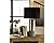 Signature Design by Ashley Jacek Modern Contemporary Table Lamp, 2 Count, Gray & Brass Finish