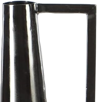 Deco 79 57430 Metal Vase, Black