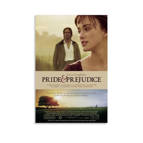 nuomesc Pride And Prejudice Art Collection Poster Poster Dekorative Malerei Leinwand Wandkunst Wohnzimmer Poster Schlafzimmer Malerei 08x12inch(20x30cm)