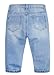 KIDSCOOL SPACE Baby Girl Boy Jeans,Soft Ripped Denim Elastic Band Inside Pants,Light Blue,18-24 Months