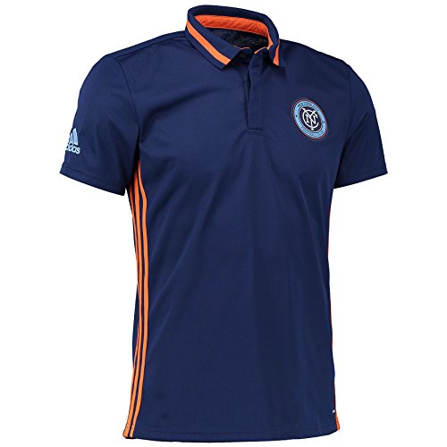 Mls New York City F.c. Men's Sideline Team Color Polo, Small, Navy #TOP1