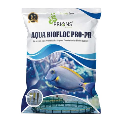 Image of Aqua Biofloc Pro-PR, Ultra Probiotic Supplements for Aqua Biofloc Systems, Aquaculture Feed Supplement with 50 Billion CFU - Per Gram - (1 Kg)