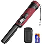 DR.ÖTEK Metal Detector Pinpointer, IP68 Fully Waterproof Handheld Pin Pointer with LCD Screen, Innovative Interference Cancellation Function, Higher Sensitivity, 3 Modes, Great for Gold, Relics, Coins