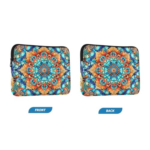 Funda para portátil de 13-14 pulgadas impermeable con patrón Mandala miniatura 2