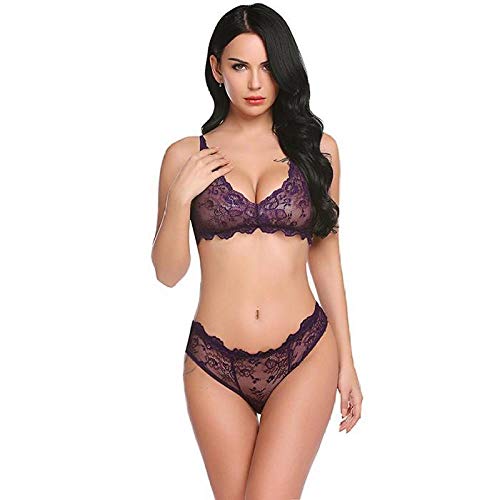 Costumes sexy femme et ensemble soutien-gorge pour soirée romantique