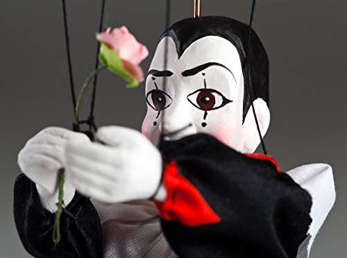 Lovely Pierrot String Puppet, by Czech Marionettes