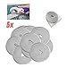 Produktbild 5X Premium Ersatzklingen Rundklingen 45 mm für Rollschneider Rollmesser Stoffschneider Passend für Prym OLFA Cutter 45mm mit Box Long Life Qualität 5 10 15 Stück Rundmesser EXTRA Scharf
