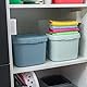 Addis Everyday Kitchen Komposteimer für Lebensmittelabfälle, 4,5 l, luftblau