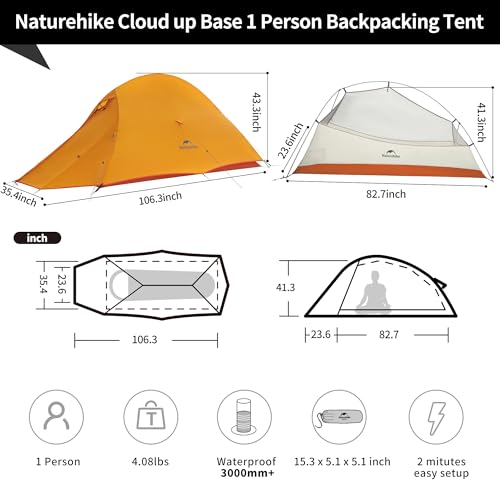 Naturehike Cloud-Up 1 Person Tent