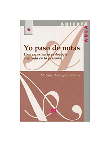 Portada de Yo paso de notas