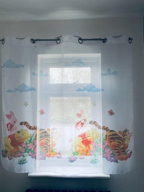 Rideaux en voile Winnie l'ourson avec œillets (150 cm, 150 cm)
