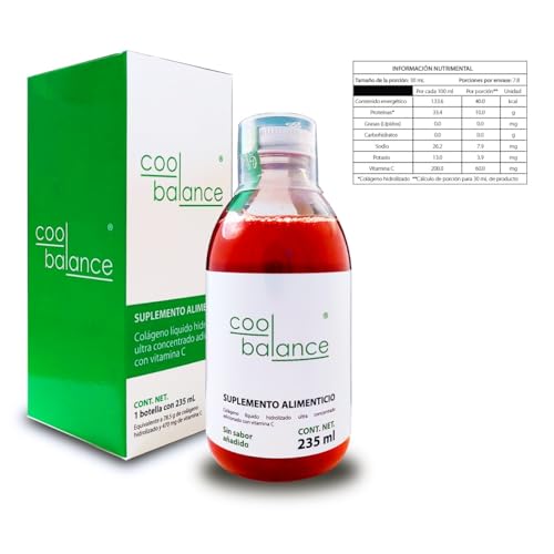 colageno liquido para beber Marca cool balance