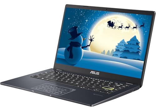 Image of ASUS Laptop 14 inch Ultra Thin Laptop, Full HD Display, Intel Celeron N4020 Processor, 4GB RAM, 64GB Storage, NumberPad, Windows 11, with 1 Year Microsoft 365, Star Black