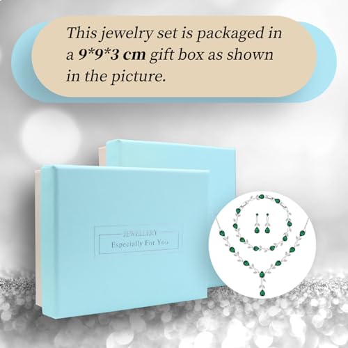 Gzwhd Green Emerald Jewelry Set For Women thumb #2