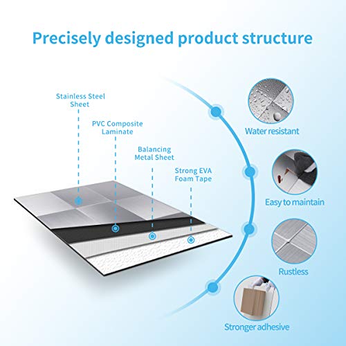 Art3D Peel And Stick Mosaic Tile, Kitchen Tile For Backsplash 1-Sheet #TOP5