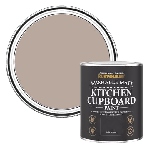 Rust-Oleum Kitchen Wood, Cupboard and Cabinet Paint in Matt Finish - Oatfield 750ml
