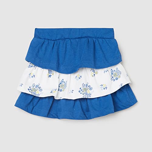 Image of Max Girls Printed Layered A-Line Maxi Skirt