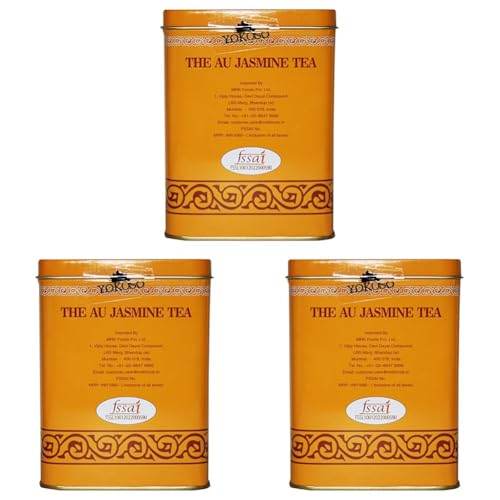 Image of Yokoso The AU Jasmine Tea, 227 g, Yellow & Red, Medium (Pack of 3)