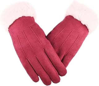 Sunallwell Winter Gloves Warm Mittens Women's Ski Gloves Touch Screen Knitted Winter Driving Cycling Gloves Outdoor Sport Gloves for Skiing Cycling Hiking Driving Outdoor Sports