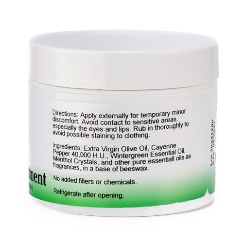 Image of Christopher's Original Formulas Cayenne Heat Ointment, Warming Herbal Topical for Discomfort & Circulation, 2 fl oz