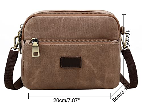 Unisex Crossbody Bag Men Messenger Bag Women Canvas Shoulder Travel Bag Walking Dog Everyday Bags2