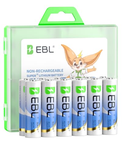 EBL Lithium AA 3700mAh (12-Pack)