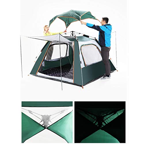 Tent Outdoor 2 People Camping Single Home Anti-Storm Thickening Fully Automatic Outdoor Tent Camping Tent Double Sunscreen Tent Beach Tent rain Tent Travel Leisure pergola Private Space resid - Image 5