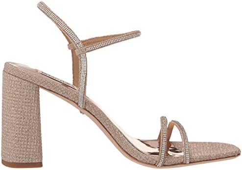 Badgley Mischka Women's Firey Heeled Sandal, Pale Gold, 11 | Image 5