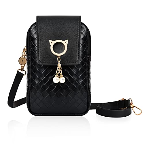 Telephone Portable Petit sac pour Téléphone Portable Sac à Bandoulière pour Femme Multifonctionnel pour Téléphone Portable avec Bandoulière Réglable pour Voyage, Fête, Shopping, Voyage, Travail Cover