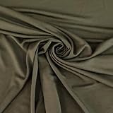 Panini Tessuti, Tessuto Jersey Leggero Tinta Unita in Viscosa Naturale e Cotone - Al Mezzo Metro - Abbigliamento, Sport, Accessori
