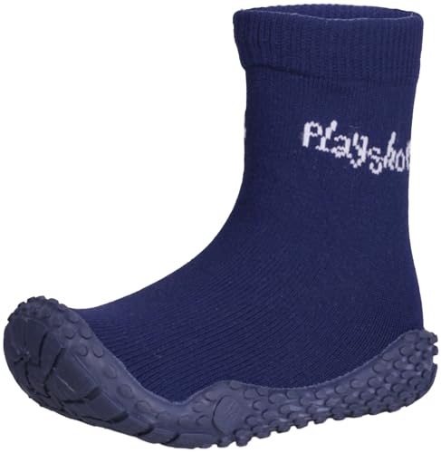 Playshoes Jungen Unisex Kinder Socke Uni Aqua Schuhe, Marine,...