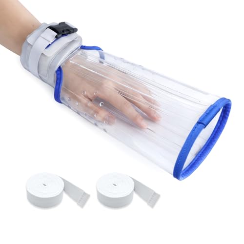 EHUELDER 1 PC - Transparent Hand Control Mitts for Elderly & Special Needs, Low Restraint Anti-Scratch Gloves to Prevent Unwanted Pulling, Easy Wipe Clean, Breathable Protective Mittens