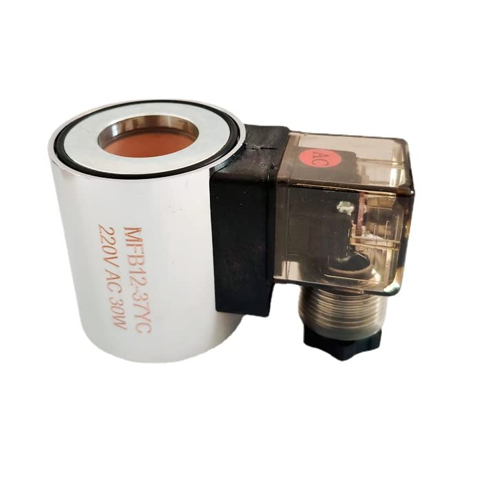 Bobine d'électrovanne hydraulique MFB12-37YC 220V trou 23mm long 51mm