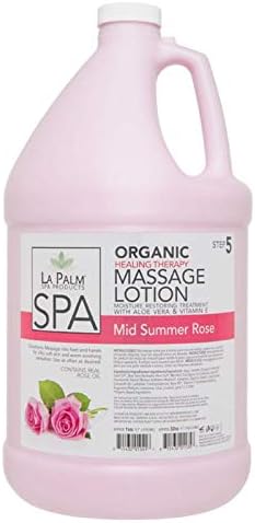 Healing Therapy Massage Lotion - Mid Summer Rose - 1 Gallon Refill Size