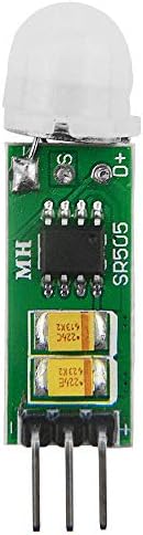 Youmile 5PCS Human Motion Sensor HC-SR505 Mini Infrared PIR Detector Module For Arduino Body Sensor Switch With Dupont Cable
