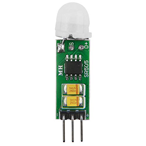Youmile 5 szt. ludzki czujnik ruchu HC-SR505 mini moduł detektora podczerwieni do przełącznika czujnika ciała Arduino z kablem Dupont żeńskim do żeńskiego, męskiego do żeńskiego 3-pinowego