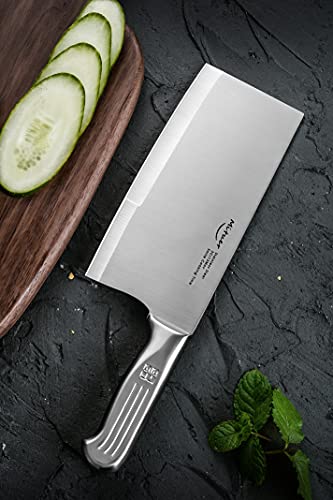 Meat-Cleaver-7-inch-Butcher-Knife-Stainless-Steel-Chinese-Chef-Knife-Cleaver-Knife-for-Restaurants-and-Home