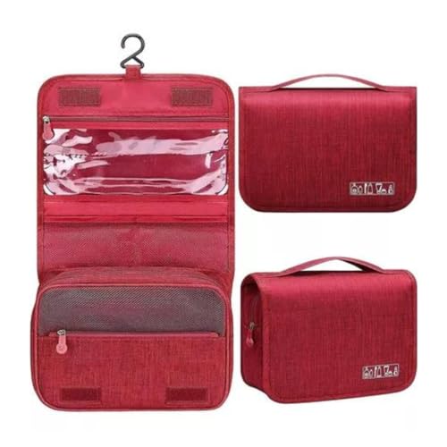 Necessaire Organizadora Bolsa De Viagem Para Objetos de Higiene Pessoal Com Divisória Cabide GANCHO