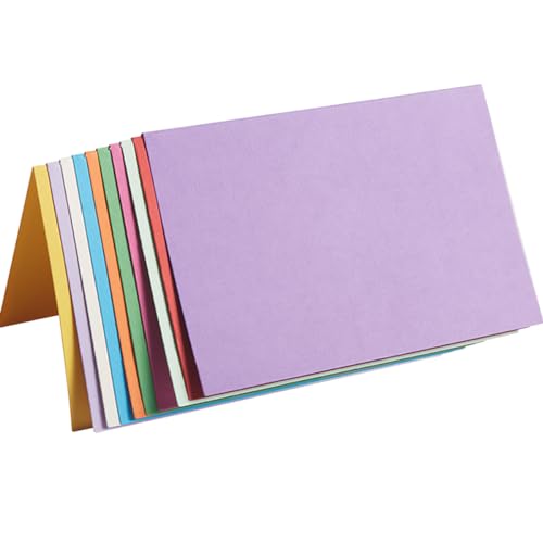 50 Pack Blank Cards Folded Cardstock Thank You Blank Greeting Cards for Invitations, Wedding,...