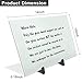 Magnetic Small Glass Whiteboard Desktop, ZHIDIAN 14x10 Portable Tempered Glass Dry Erase Board Panel with Adjustable Stand for Desk, Tabletop Glass Writing Board Easel for Office Home